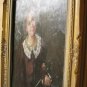 ART SALE ORIGINAL ON CANVAS YOUNG GIRL Musician Violin