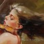 Art Realism With Impressionism Oil Painting Violinist