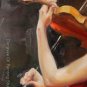 Art Realism With Impressionism Oil Painting Violinist