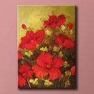 Oil Painting On Canvas Wall Art Flower Drawn By Knife
