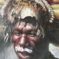 ART SALE ORIGINAL ON CANVAS Injun man SIGNED FIGURES