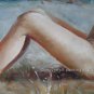 ART ORIGINAL IMPRESSIONIST OIL PAINTING Nude SIGNED 36"
