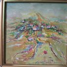 Framed ORIGINAL OIL PAINTING SIGNED BY Du"landscape"