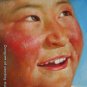 ORIGINAL OIL ON CANVAS ORIENTAL CHILDREN GIRL