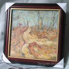Framed ORIGINAL OIL PAINTING SIGNED BY Du sketched lane