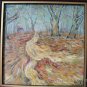 Framed ORIGINAL OIL PAINTING SIGNED BY Du sketched lane