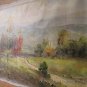 Sketchy Oil Painting On Canvas Quality Landscape Lane