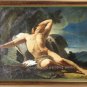 HANDMADE ART OIL ON CANVAS-MALE NUDE-FREE SHIPPING