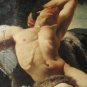 HANDMADE ART OIL ON CANVAS-MALE NUDE-FREE SHIPPING