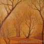ART SALE LANDSCAPE-OIL ON LINEN CANVAS-a woods path-48"