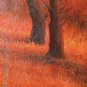 ART SALE LANDSCAPE-OIL ON LINEN CANVAS-a woods path-48"