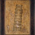 Looks as antique oil painting-Building-Pisa Campanile