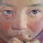 Original Oil Painting &acirc;��Education&acirc;�� Young Girl Tibetan