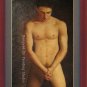 Original Oil Painting Handsome Guy Art Torso Male Nude