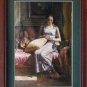 OIL PAINTING ORIENTAL GIRL BEAUTY FIGURES SUNLIGHT