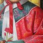 ART ORIGINAL OIL ON CANVAS Qing Dynasty little princess