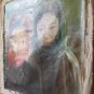TIBETAN KIDS TWO YOUNG GIRLS-ORIGINAL OIL ON CANVAS