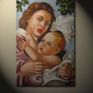OIL PAINTING REPRO DE LEMPICKA ART DECO MODERN PPRTRAIT