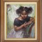 Oil painting Repro Daniel F.Gerhartz-Spark Of Mischief