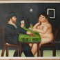 MODREN ART DECO-Fernando Botero--The Card Player 1988