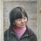 ORIGINAL OIL PAINTING ORIENTAL PRETTY GOOD GIRL ON SALE
