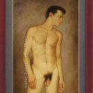 Free Sgipping Original Oil Painting Handsome Male Nude