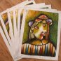 Wholesale lots of 6 oil paintings-abstract figures art