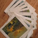 Wholesale lots of 9 oil paintings-Landscape-seascape