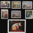 Wholesale lots of 7 oil paintings-landscape-31x41cm