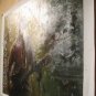 ART ORIGINAL OIL ON CANVAS guitarist figures signed