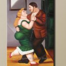 ART DECO Fernando Botero Dancers Modren OIL PAINTING