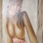 ART ORIGINAL OIL ON CANVAS ORIENTAL SEXY MODERN NUDE
