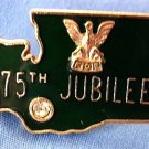 Diamond Jubilee 75th Eagles FOE Lapel/Tie Pin Seattle Washington state shaped VINTAGE Free Shipping