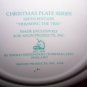 Avon Christmas Plate 1978-Trimming The Tree-9 inch Vintage NEW Free Shipping
