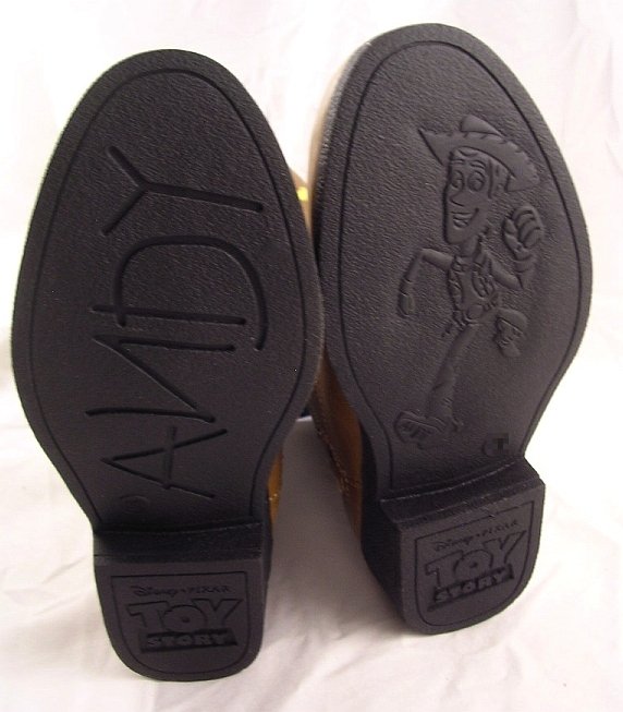Disney Toy Story Woody Cowboy Boots Child 7T Light Up Pixar Andy