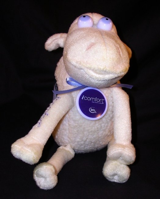 serta mattress sheep stuffed animal