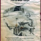 Pin-To-Wall Lamps Instruction Sheet Vanis Deeter/Martha Jo Bentley Mimeo HE-218 Purdue Univ 1954