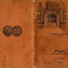 Physics 1759 B-2 Part 2 Prepared Especially For Home Study by I.C.S. Staff Paperback 1931