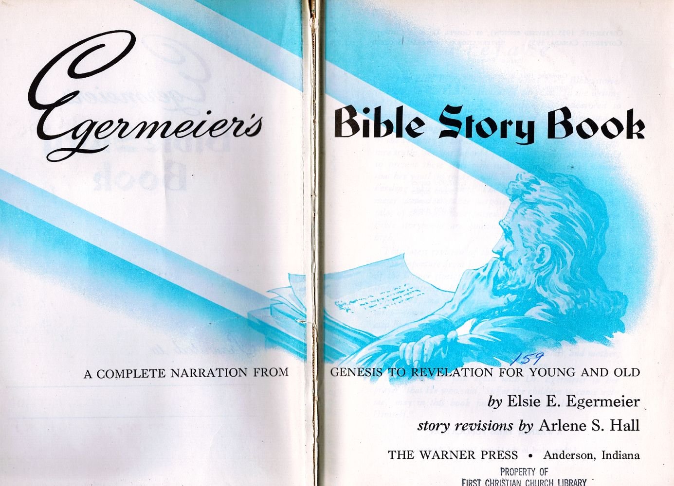 Egermeier's Bible Story Book De Luxe Edition Illustrated Genesis ...