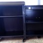 Desk/Cabinet Fold-out Combo Multi-Purpose Space Saving Shelves Wood Black 29"Hx48"W $50 PICKUPONLY