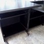 Desk/Cabinet Fold-out Combo Multi-Purpose Space Saving Shelves Wood Black 29"Hx48"W $50 PICKUPONLY