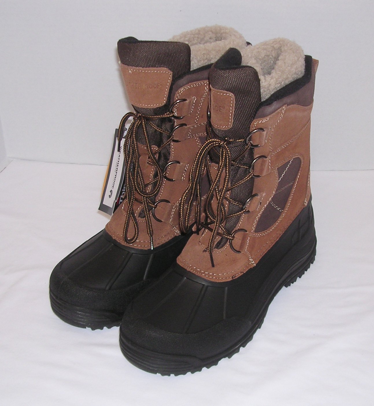 Weatherproof Winter 11M Boots Men Brown Suede/Rubber Sole~Thinsulate ...