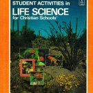 Student Activities In Life Science For Christian Schools Teacher's Edition Paperback 1984 Bob Jones