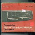 Automotive VHF-TV Sound & Weather Converter Realistic