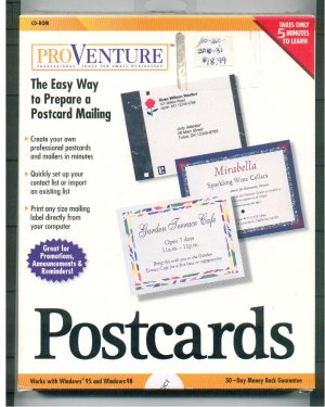 Postcards CD Create Your Own Postcards Software