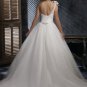 FW317 Hot Selling One-shoulder Ball Gown Organza Wedding Dress