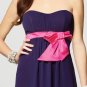 FB0004 Sweetheart A-line Floor-lengh Chiffon Bridesmaid Dress