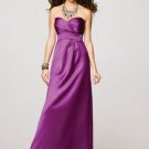 FB0009 Sweetheart A-line Floor-length Satin Bridesmaid Dress