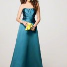 FB0015 Sweetheart A-line Floor-length Satin Bridesmaid Dress
