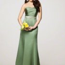 FB0018 Sweetheart A-line Floor-length Satin Bridesmaid Dress